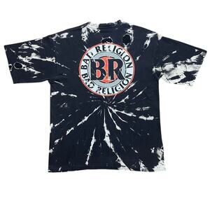 Bad Religion Vintage 90s Black/White Tie Dye Band Tee - L